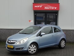 Opel Corsa - 1.2-16V Business airco org NL 2008 blauw