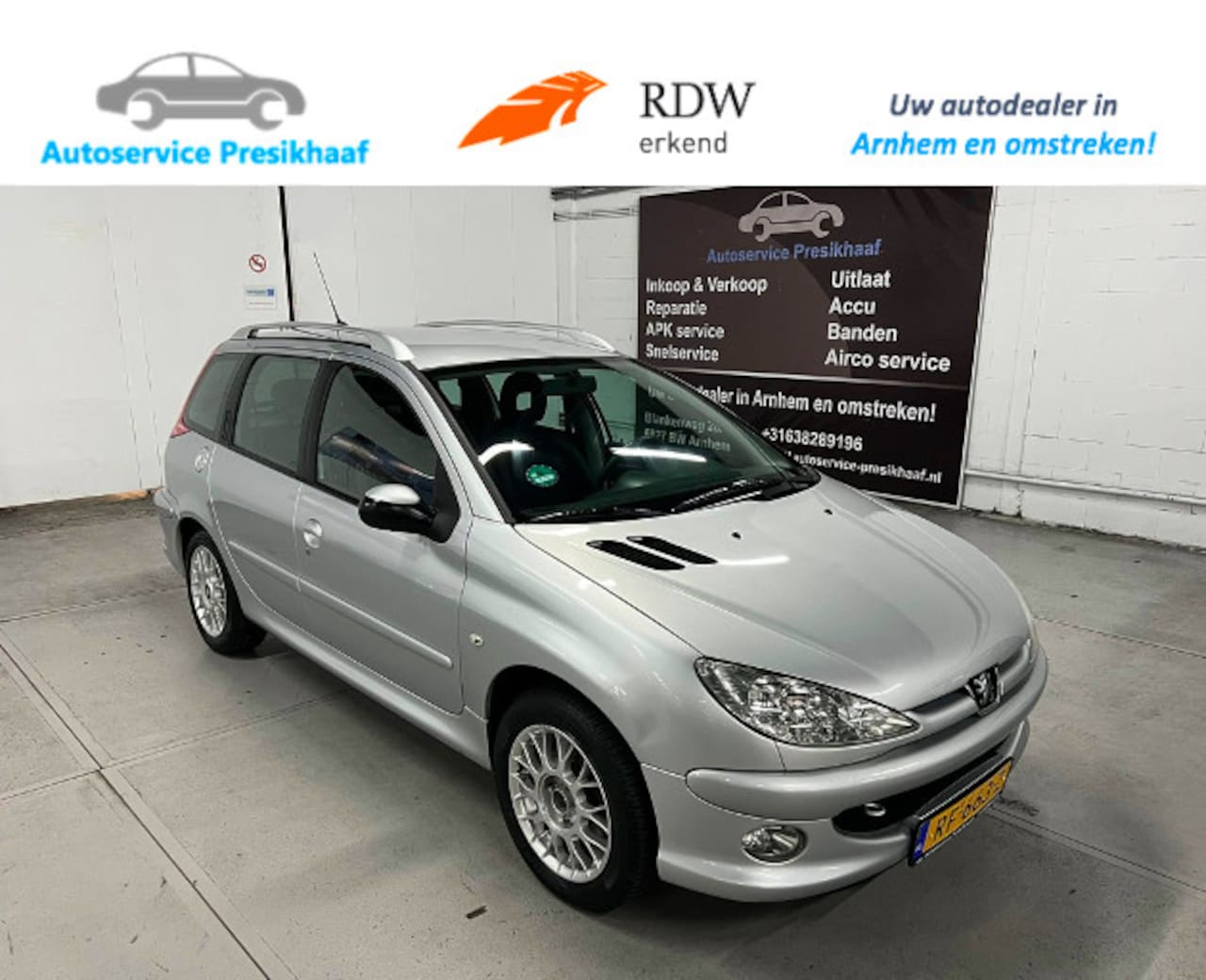 Peugeot 206 SW - 1.6-16V Air-line 3 Automaat AIRCO / LM VELGEN - AutoWereld.nl