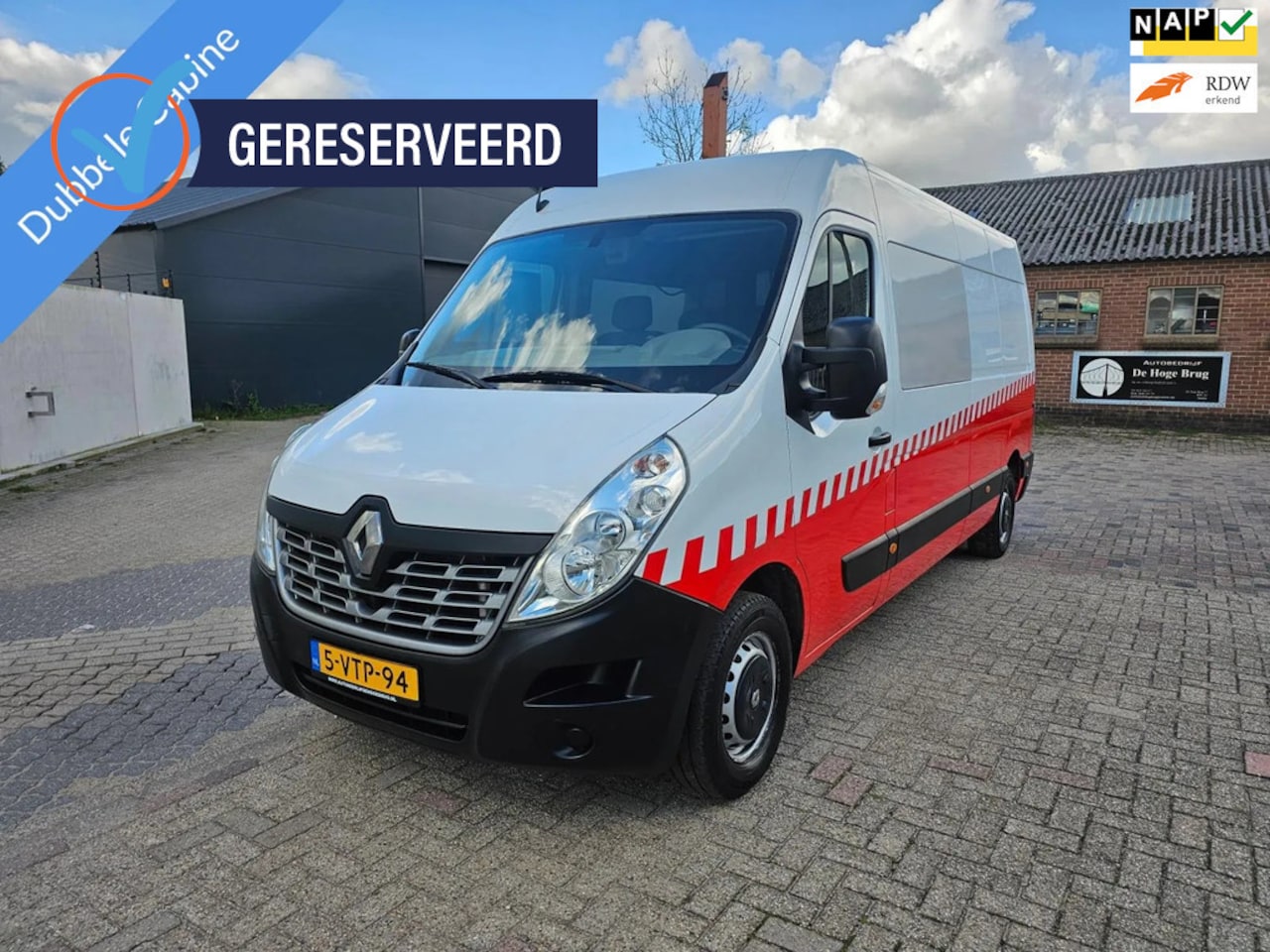 Renault Master - T35 2.3 dCi L3H2 DC T35 2.3 dCi L3H2 DC,Apk,Airco,Nap,Trekhaak,L3H2 - AutoWereld.nl