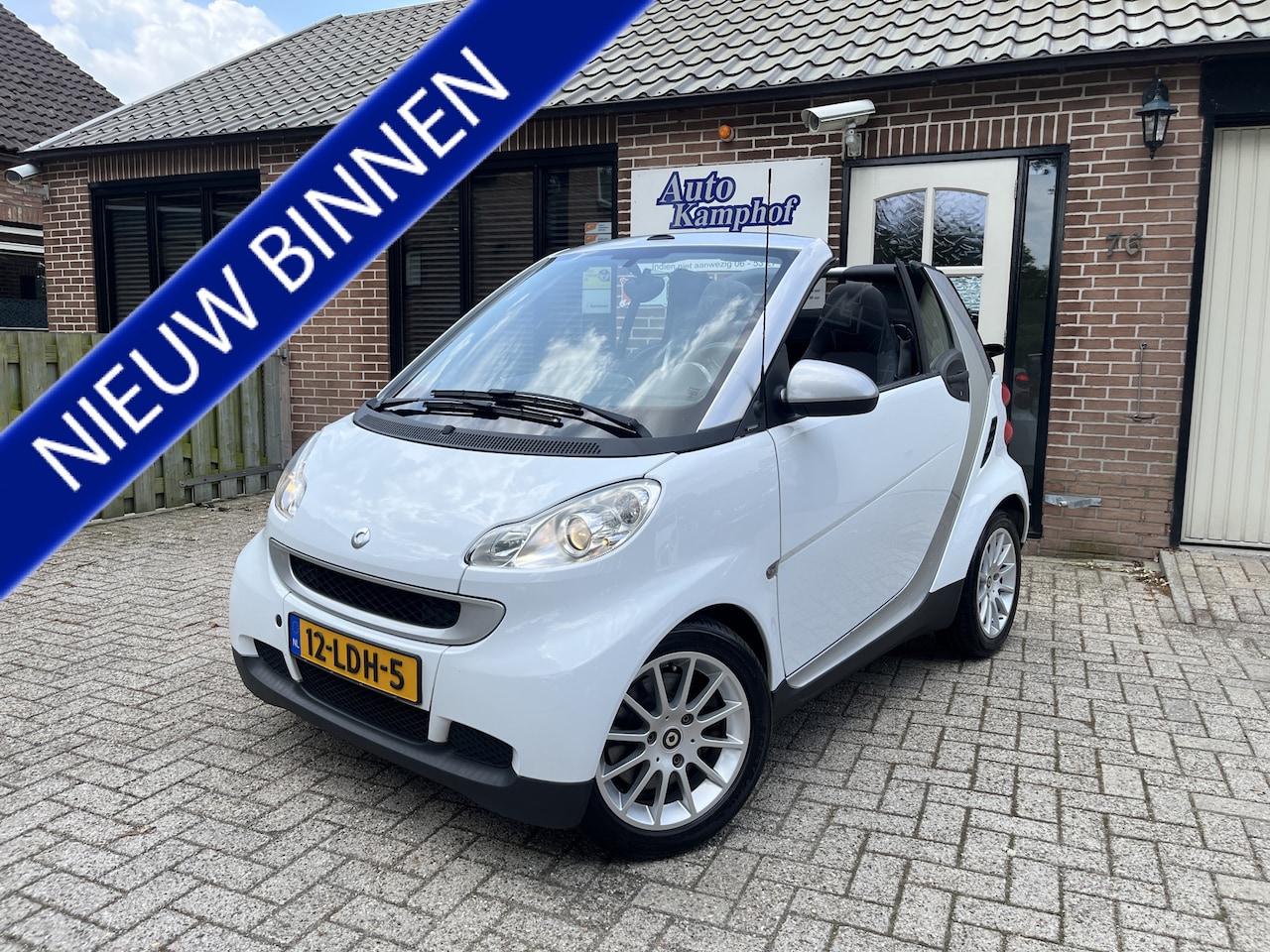 Smart Fortwo cabrio - 1.0 mhd Passion met Airco - AutoWereld.nl