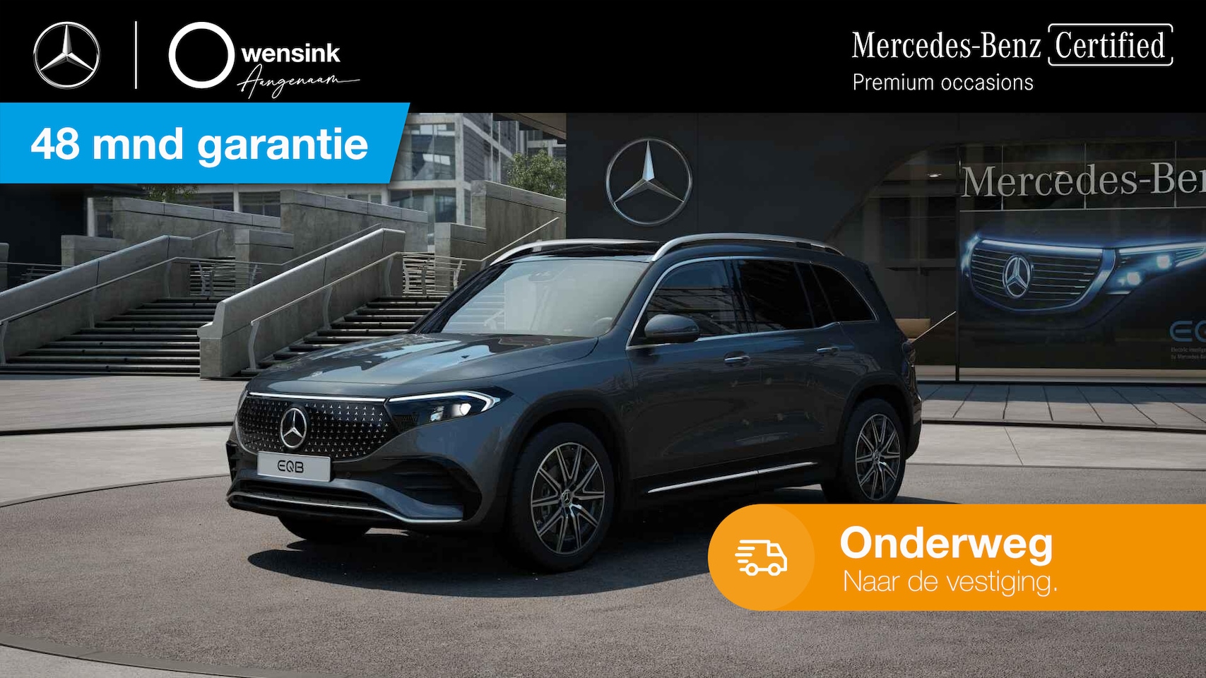 Mercedes-Benz EQB - 250+ AMG Line 71 kWh | Panoramadak | Leder | Memory pakket | Elektrische achterklep | - AutoWereld.nl