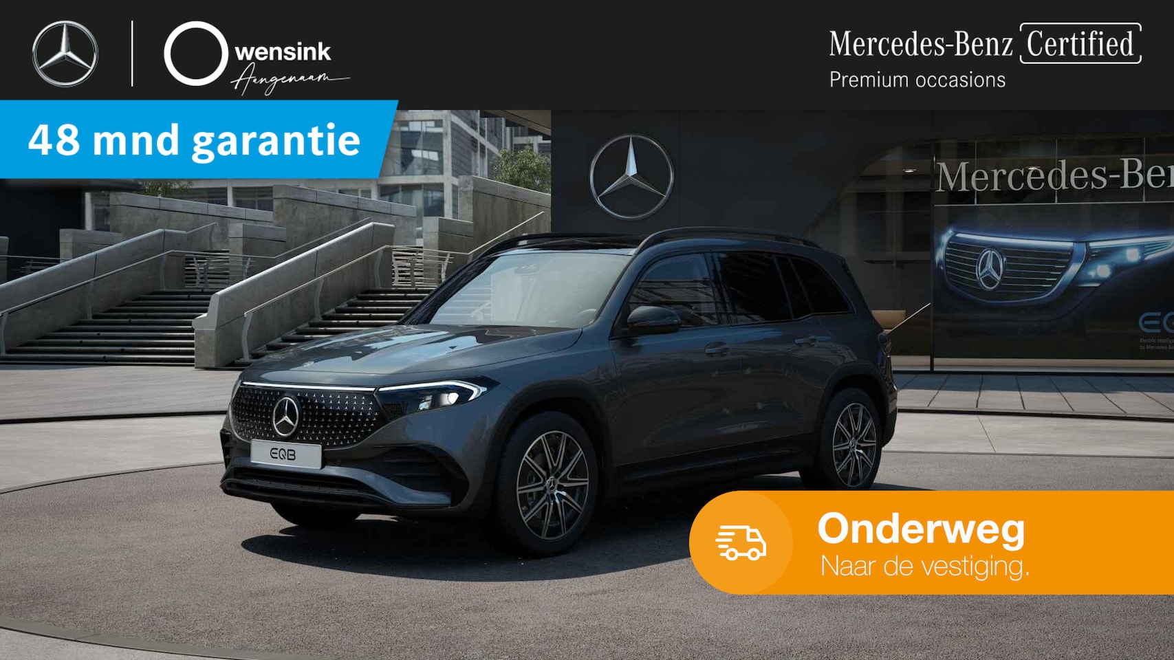 Mercedes-Benz EQB - 250+ AMG Line 71 kWh | Panoramadak | Sfeerverlichting | Night pakket | - AutoWereld.nl