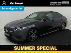 Mercedes-Benz C-klasse - 180 AMG Line Panorama Dak / Memory / Burmester / Head-Up / Nightpakket / Sfeerverlichting