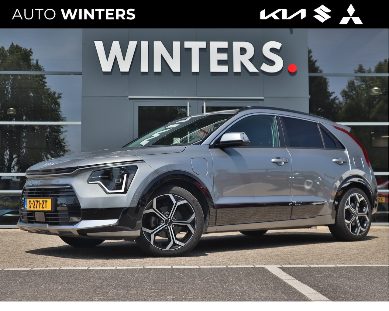 Kia Niro - 1.6 GDi PHEV DynamicPlusLine 18 inch lichtmetaalvelg | Stoel stuurverwarming | Leder | Car - AutoWereld.nl