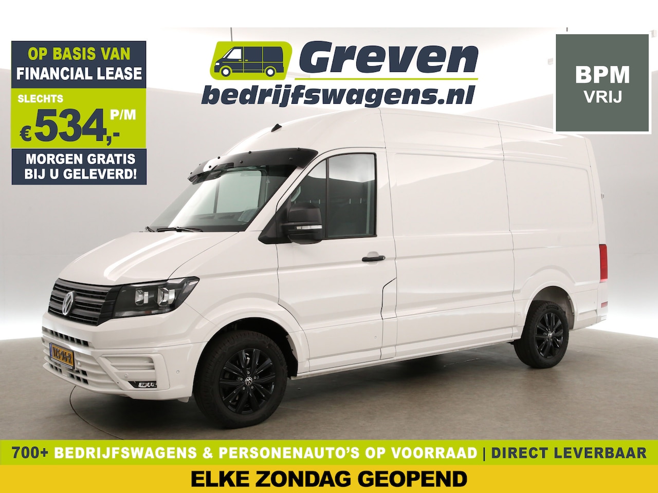 Volkswagen Crafter - 30 2.0 TDI L3H3 | BPM VRIJ | 140PK Airco Carplay Cruise 17"LMV Navigatie PDC 3 Persoons Zo - AutoWereld.nl
