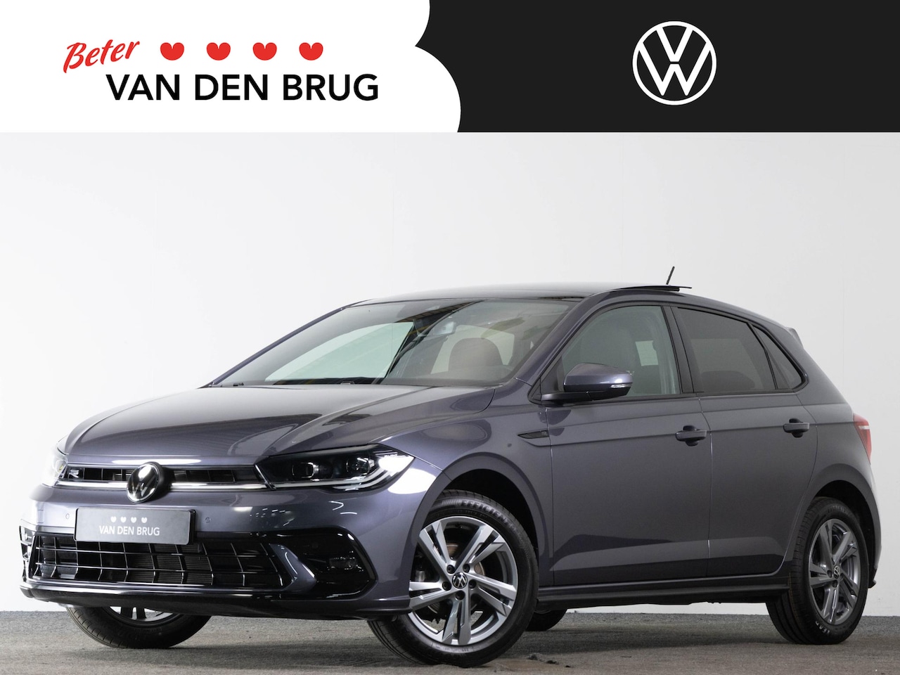 Volkswagen Polo - R-Line 1.0 TSI 95 PK DSG | LED Matrix IQ | Panoramadak | Navigatie | Stoelverwarming | - AutoWereld.nl