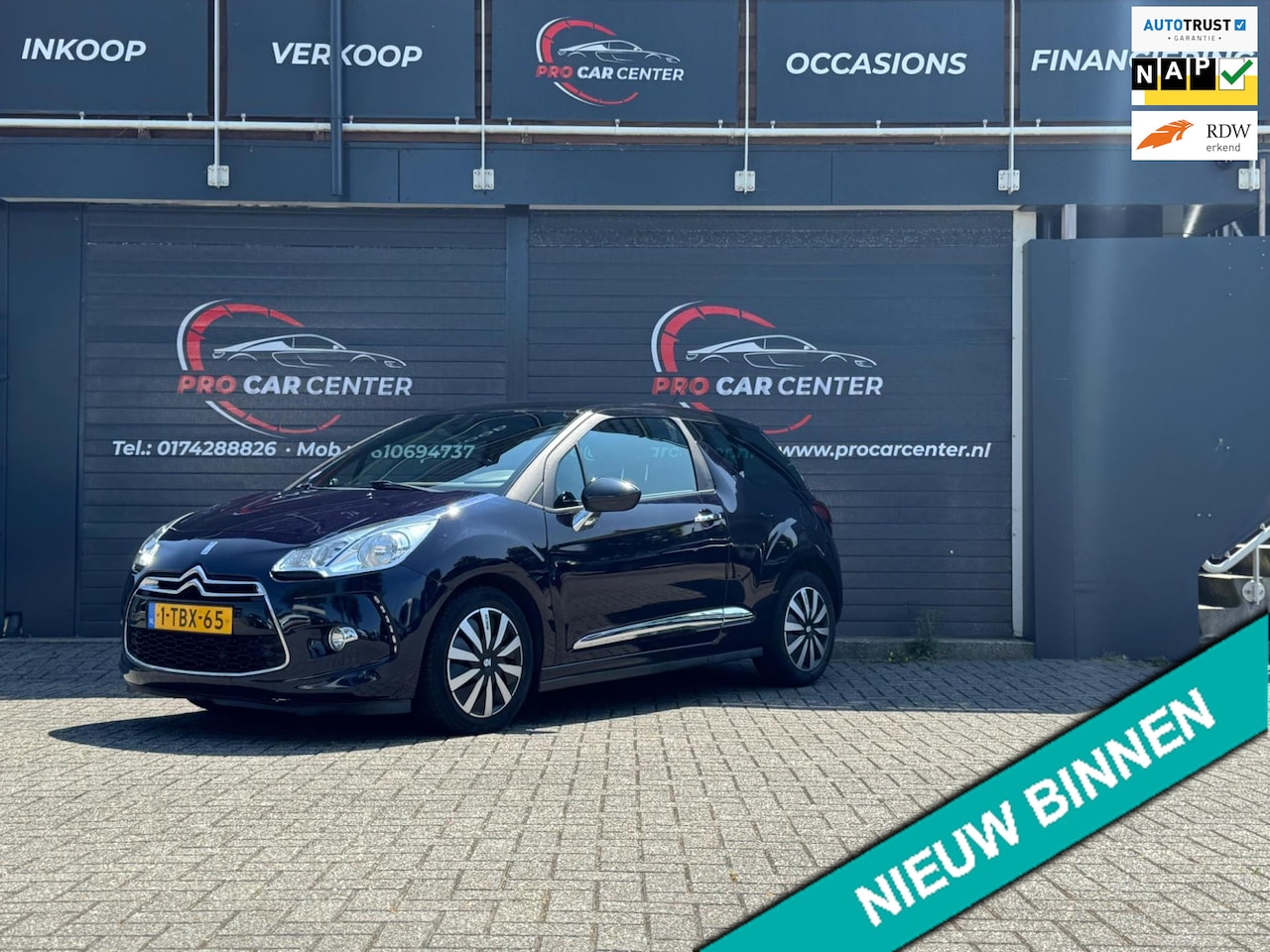 Citroën DS3 - 1.2 VTi So Chic CLIMATE|CRUISE|NAVI|PDC|EL.RAMEN|LMV|NAP|APK - AutoWereld.nl