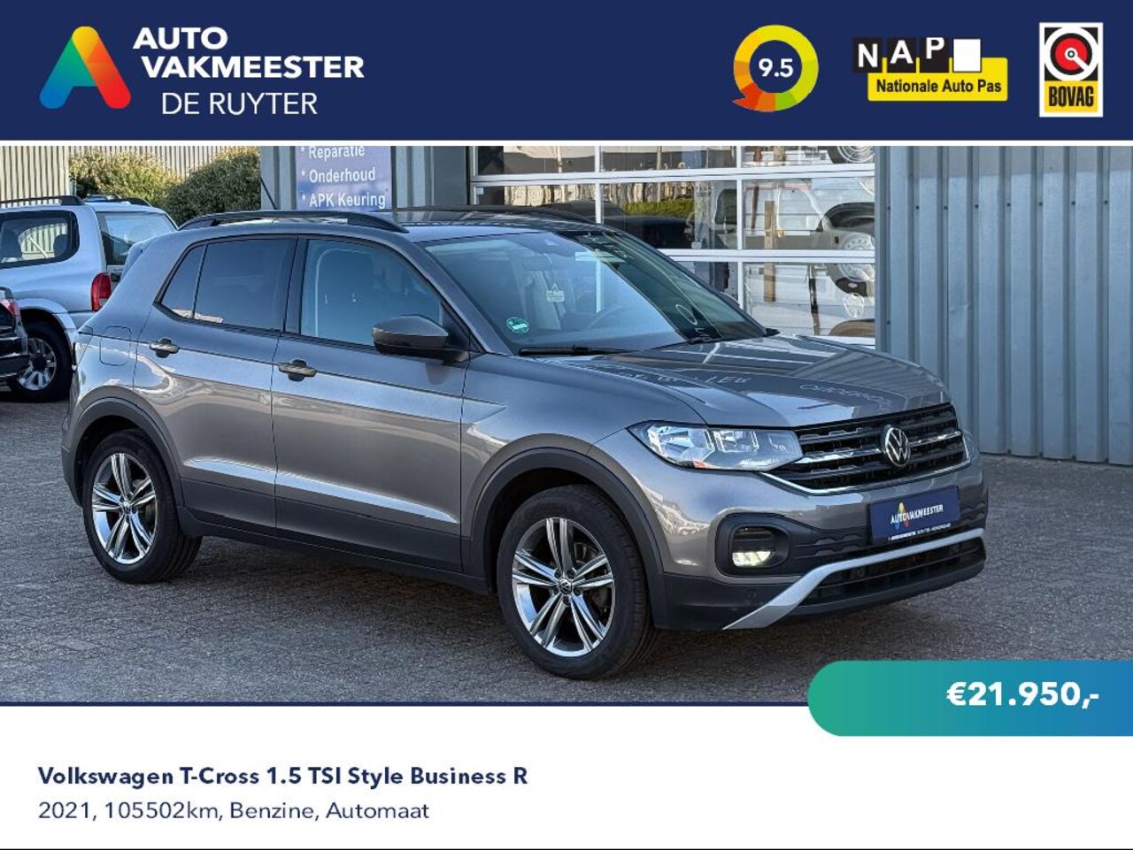 Volkswagen T-Cross - 1.5 TSI Style Business R 1.5 TSI Style Business R - AutoWereld.nl