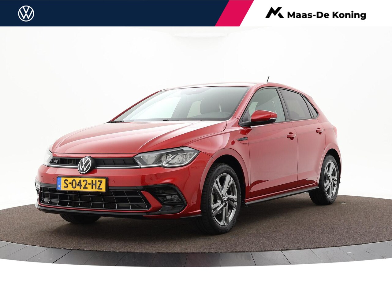 Volkswagen Polo - 1.0 TSI 95pk DSG R-Line · Apple/Android Car Play · Navigatie · ACC · Draadloze Telefoonlad - AutoWereld.nl