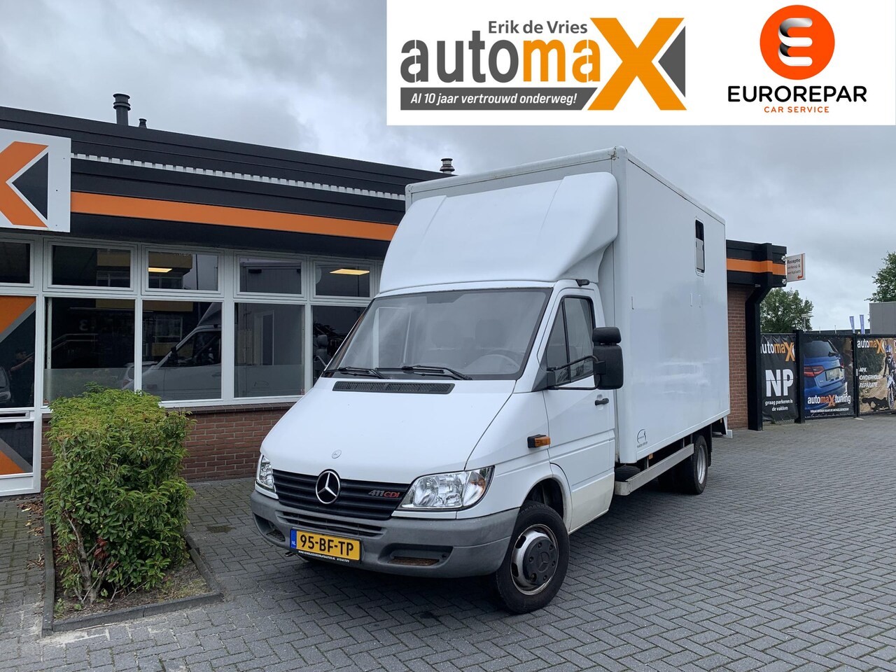 Mercedes-Benz Sprinter - 411 CDI 2.2 402 |Dubbellucht!|Paardentransport!|NWE APK!|INCL BTW!| - AutoWereld.nl