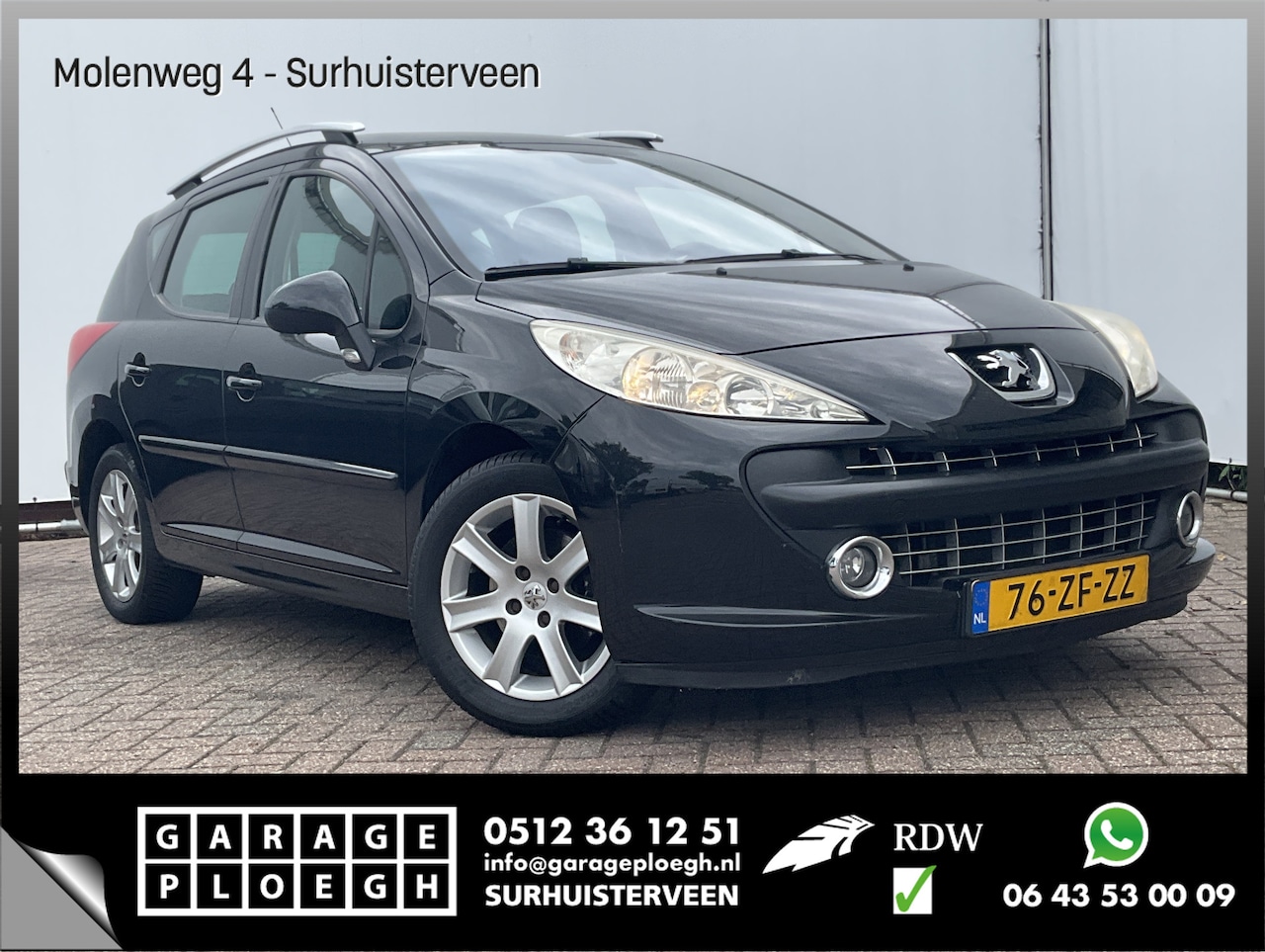 Peugeot 207 SW - 1.6 VTi XS Première Leder Cruise Clima Volledig Onderhouden NAP! - AutoWereld.nl