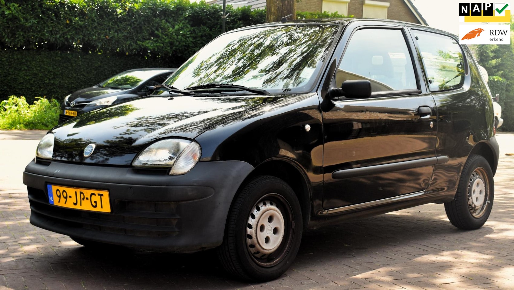 Fiat Seicento - 1.1 S 1STE EIGENAAR, GOED ONDERHOUDEN, APK TOT 30 JUNI 2026 - AutoWereld.nl