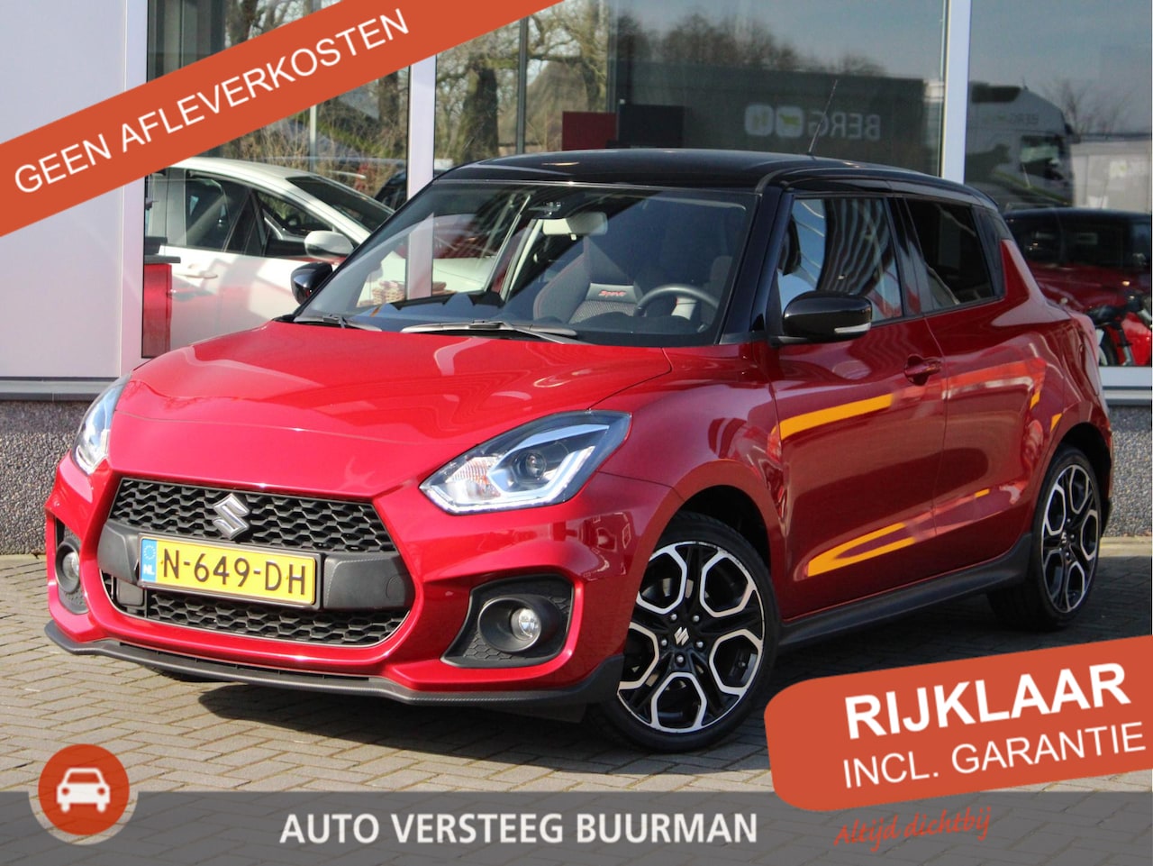 Suzuki Swift - 1.4 Sport Smart Hybrid 6-Versnellingsbak, Origineel Nederlands, Navigatie, Cruise en Clima - AutoWereld.nl