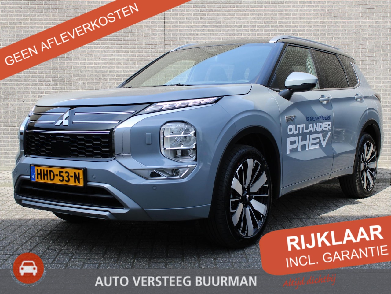 Mitsubishi Outlander - 2.4 PHEV Instyle+ Lederen interieur, Elek.glazen panoramadak, Massage stoelen, 20" LM velg - AutoWereld.nl