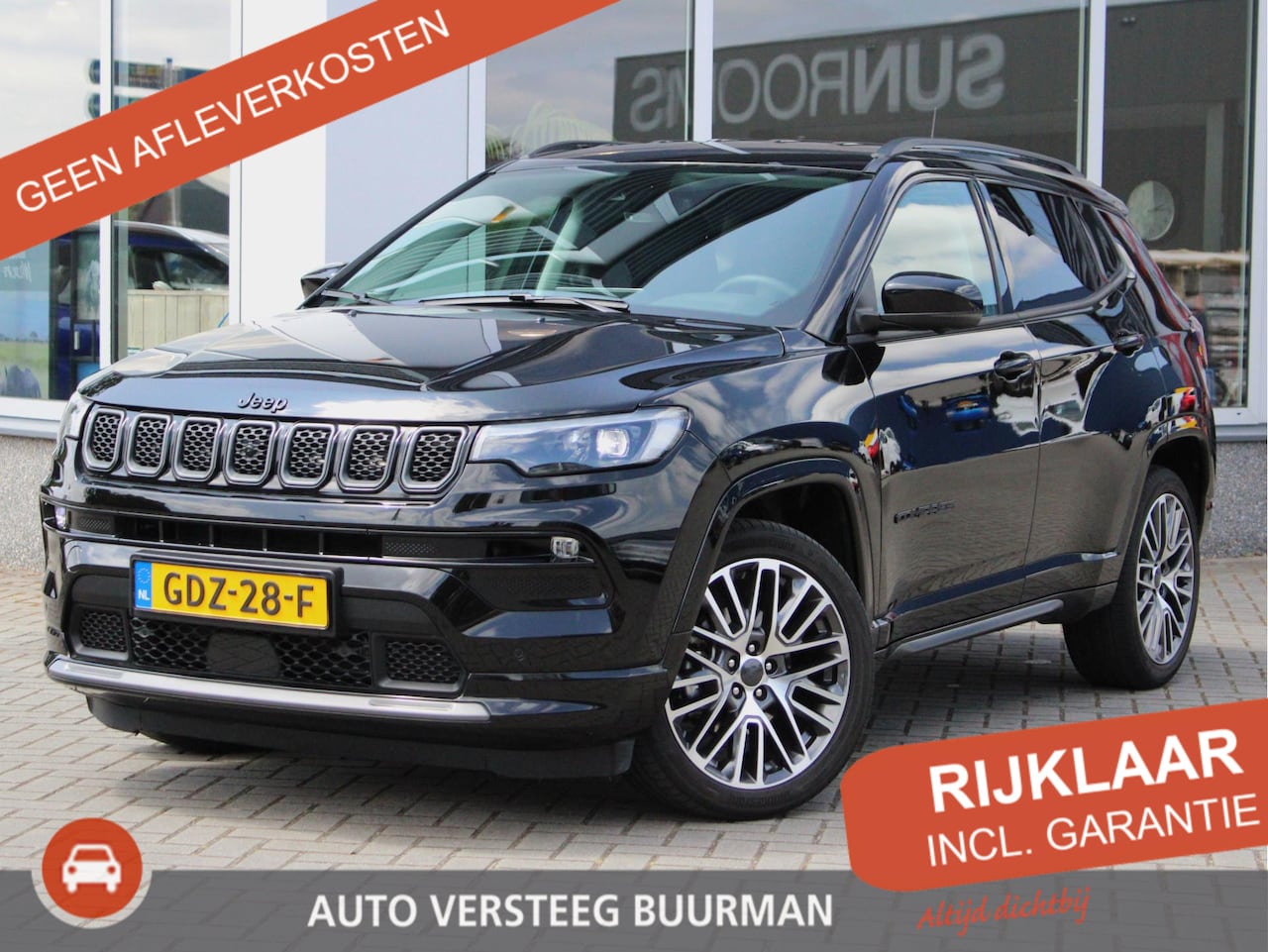 Jeep Compass - 1.5T e-Hybrid Altitude Rondomzicht Camera, Stoelventilatie & -verwarming, Cruise & Climate - AutoWereld.nl