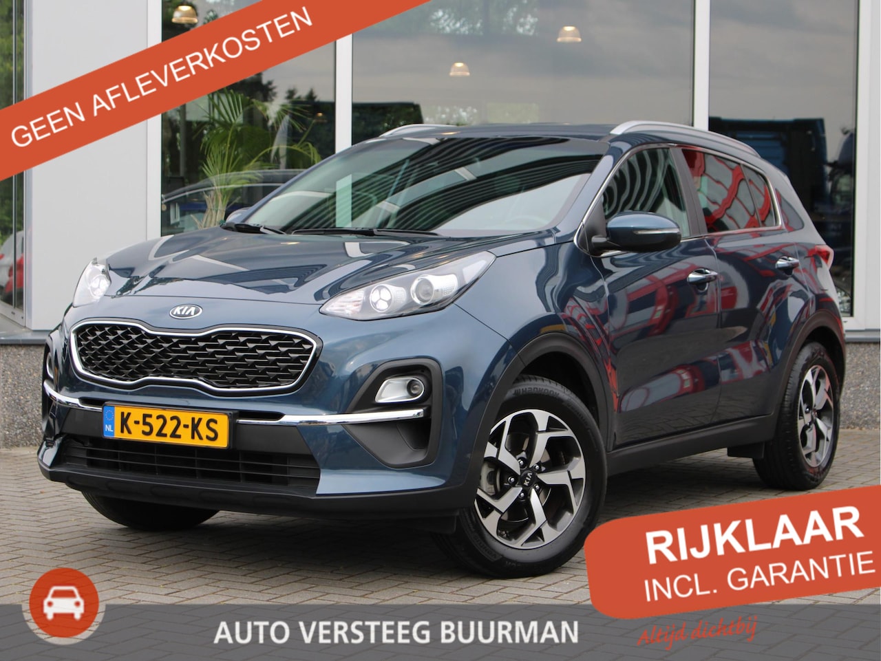 Kia Sportage - 1.6 GDI DynamicLine Trekhaak, Cruise en Climate Control, Carplay/Android Auto, Achteruitri - AutoWereld.nl