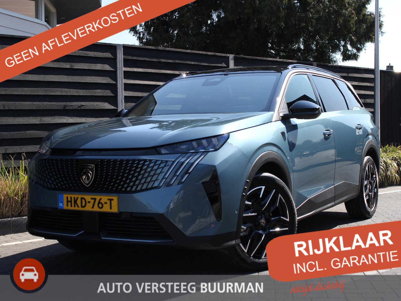 Peugeot 5008 - GT 1.2 Hybrid 136PK e-DCS6 Automaat 7P Alcantara Leder, Navigatie, Camera 360, Panoramisch - AutoWereld.nl