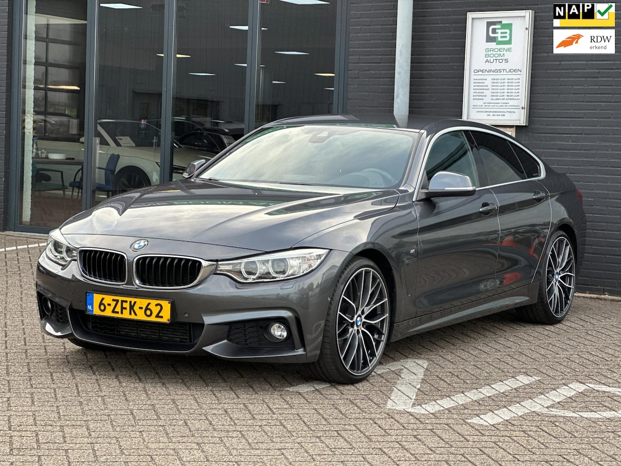 BMW 4-serie Gran Coupé - 428i High Executive/M-PAKKET/2E EIG/245 PK/LEDER/NL-AUTO NAP!! - AutoWereld.nl