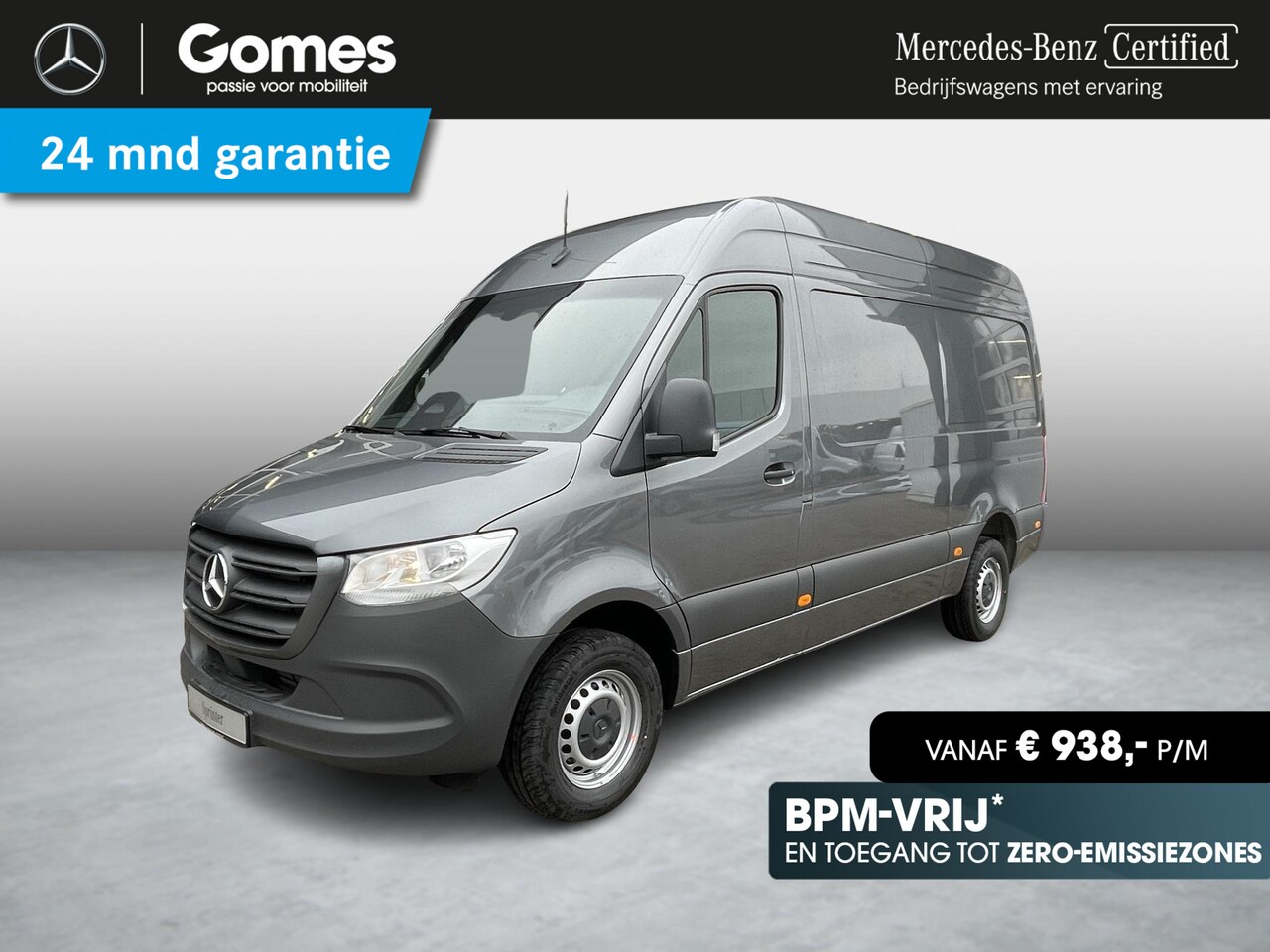 Mercedes-Benz Sprinter - 317 1.9 CDI L2 Pro HD | Sprinter BPM-vrij kopen in 2025 - AutoWereld.nl
