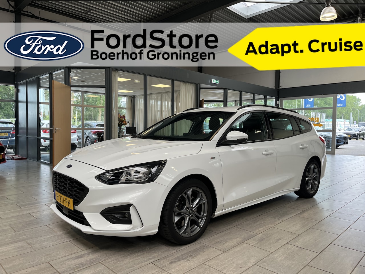 Ford Focus Wagon - EcoBoost 125PK ST Line Business | Adapt. Cruise | LED | Park. Sens. V+A | Keyless start | - AutoWereld.nl