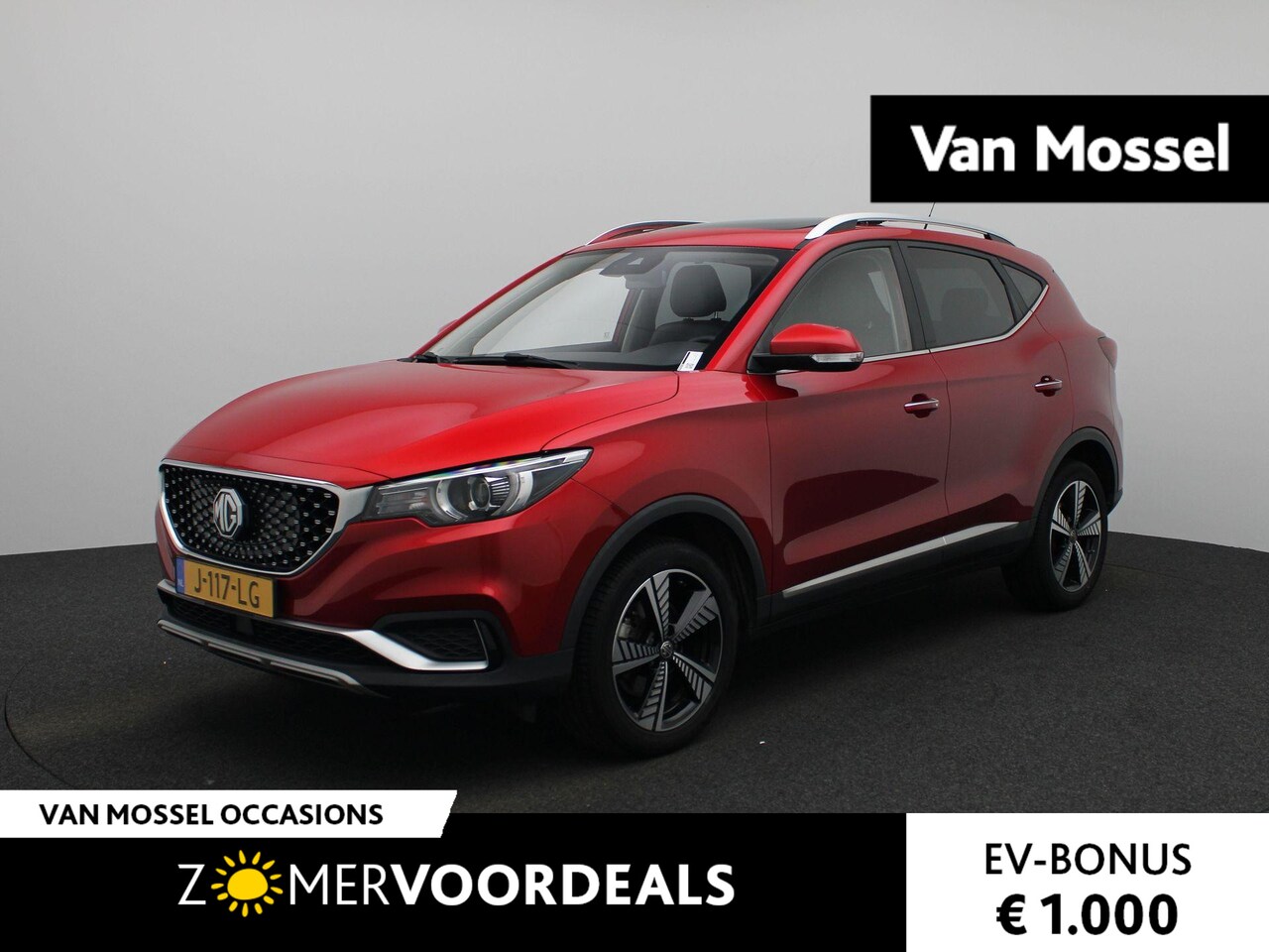 MG ZS - Luxury 45 kWh PANORAMADAK | LEDEREN BEKLEDING | ELEKTRISCHE STOEL | NAVIGATIE | CAMERA | S - AutoWereld.nl