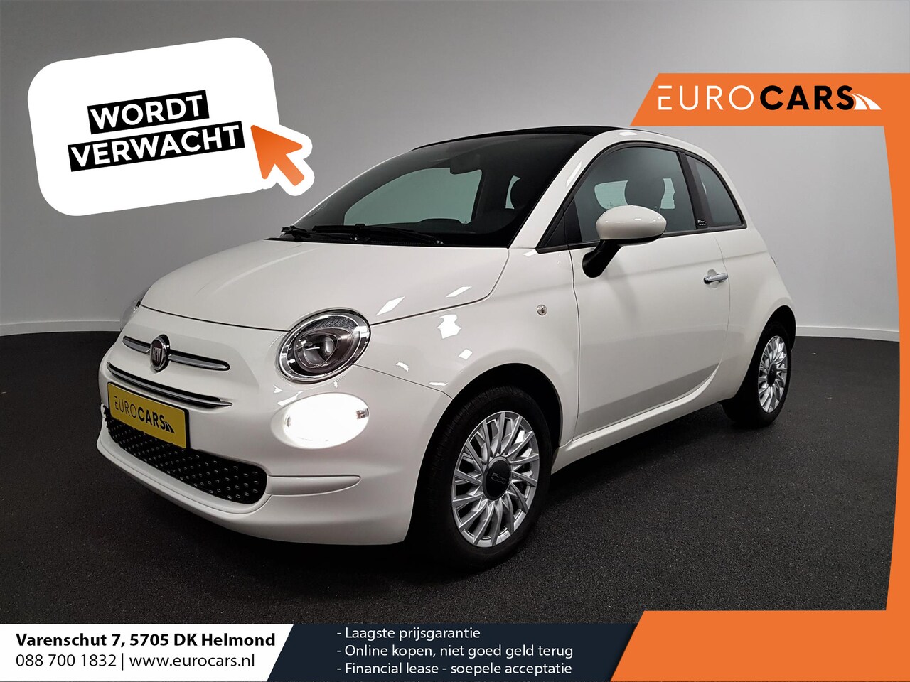 Fiat 500 C - 1.0 Hybrid Lounge | Navigatie | Climate control | Cruise Control | Lichtmetalen Velgen | P - AutoWereld.nl