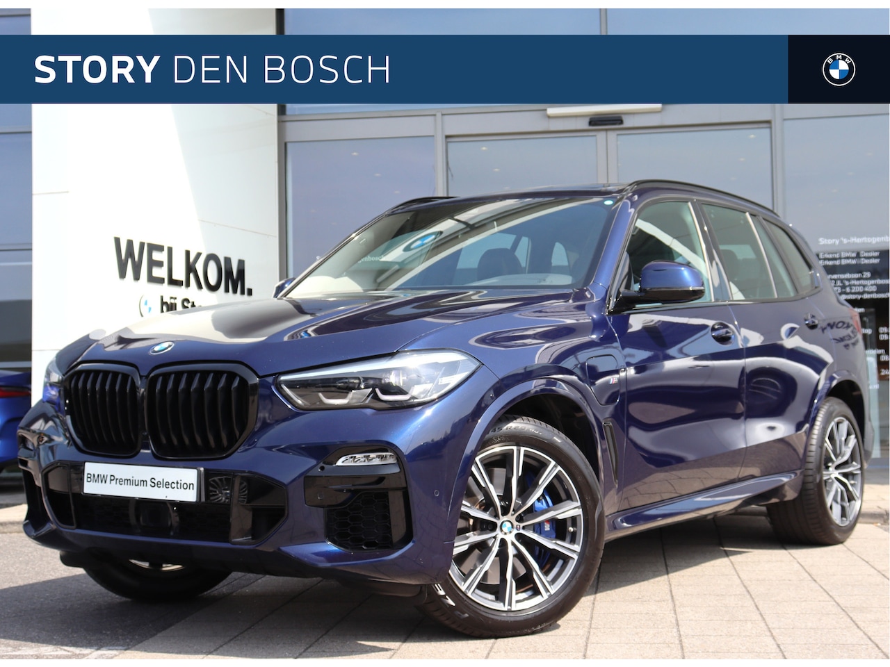 BMW X5 - xDrive45e High Executive M Sport Automaat / Panoramadak / Trekhaak / Sportstoelen / Achter - AutoWereld.nl