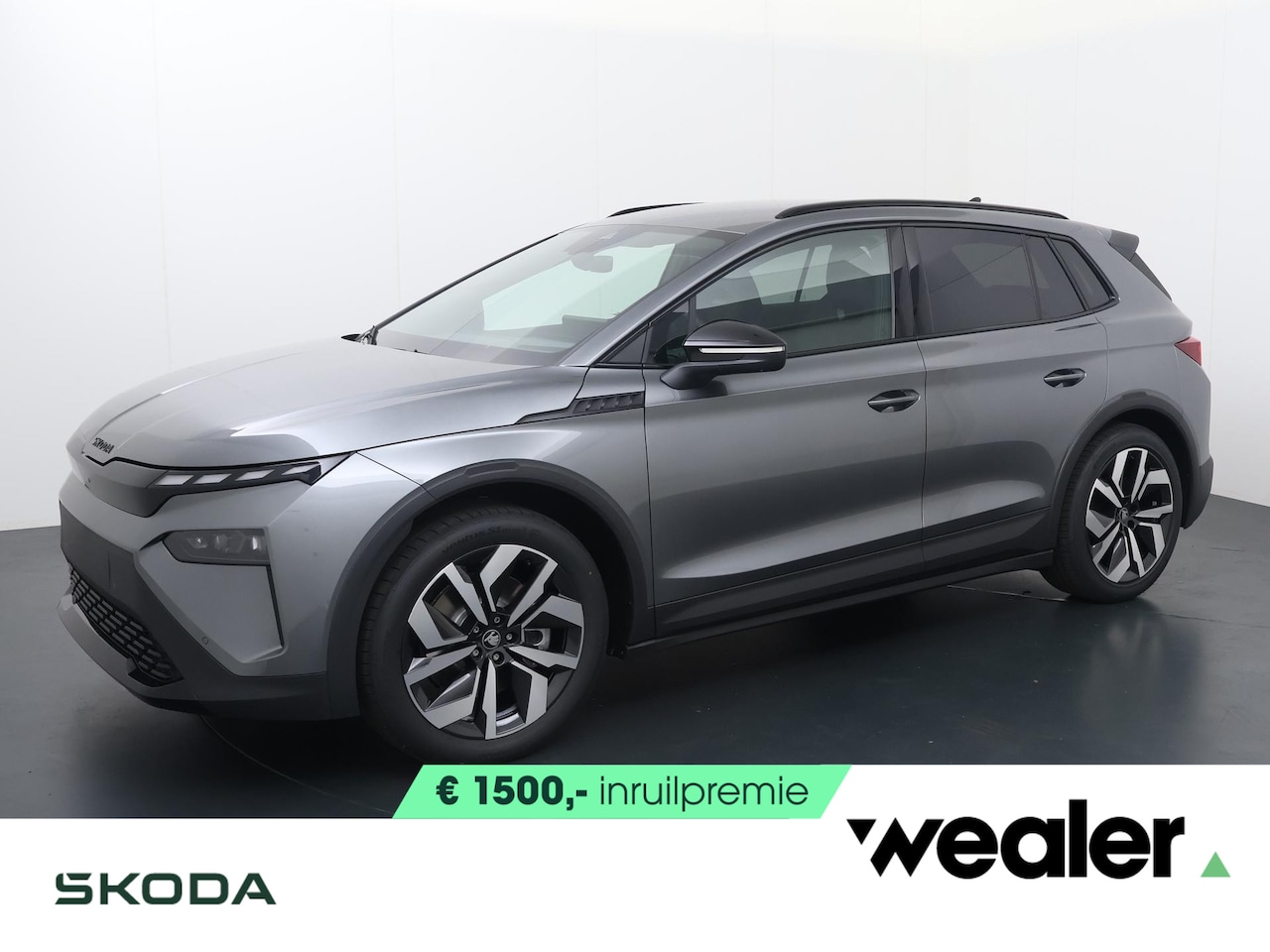 Skoda Elroq - 85 Sportline 286 PK | Rondom Camera | 20" Lichtmetalen velgen | Trekhaak | Head up display - AutoWereld.nl