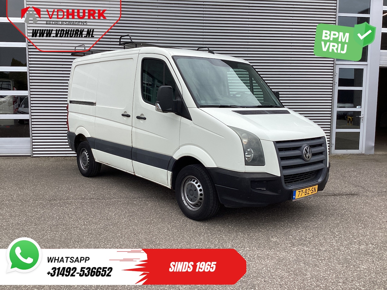 Volkswagen Crafter - 35 2.5 TDI EXPORT ONLY Riem V.V/ APK 5-2026/ Imperiaal/ Gev.stoel/ 2.8T trekverm./ Navi/ T - AutoWereld.nl