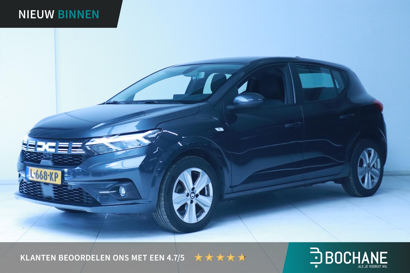 Dacia Sandero - 1.0 TCe 100 Bi-Fuel Essential Clima/Navi/Camera/Trekhaak - AutoWereld.nl