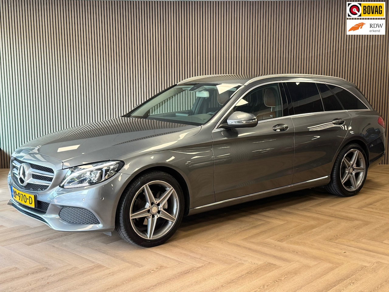 Mercedes-Benz C-klasse Estate - 180 Business Solution Designo AUT. AIRCO NAVIGATIE STOELVERWARMING CAMERA PDC CRUISE TREKH - AutoWereld.nl