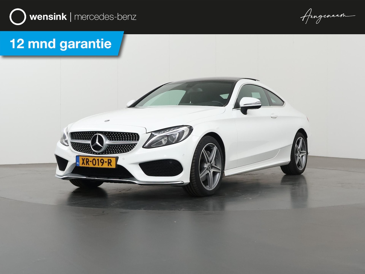 Mercedes-Benz C-klasse Coupé - 180 Premium Plus | AMG | Panoramadak | Memory | Sfeerverlichting | Stoelverwarming | - AutoWereld.nl