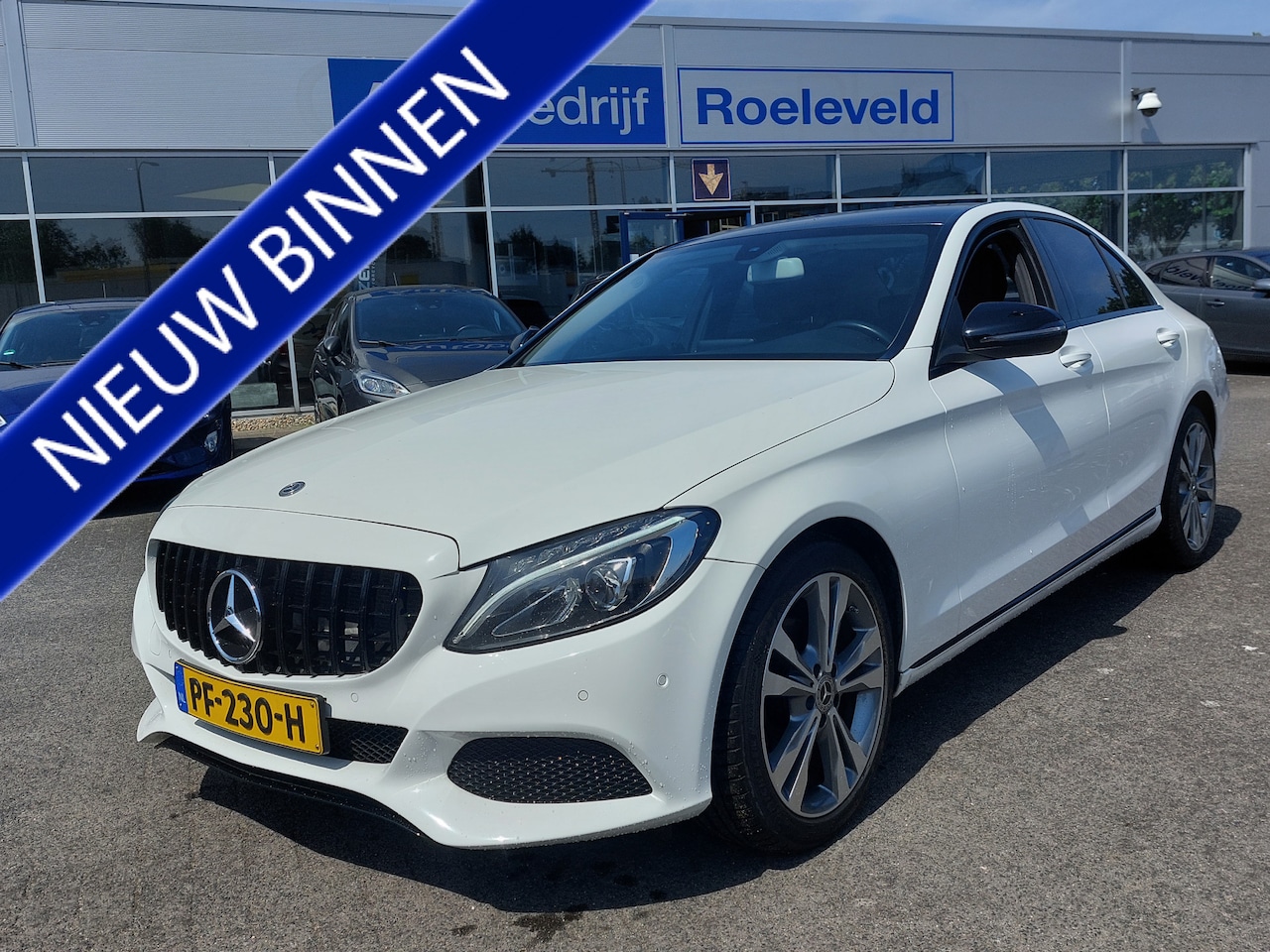 Mercedes-Benz C-klasse - 180 156pk Automaat Business Solution Plus | Origineel NL | Navi | Clima | Cruise | Led Kop - AutoWereld.nl