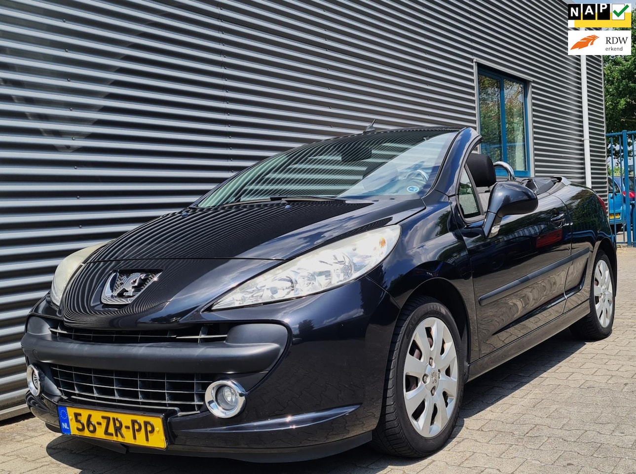 Peugeot 207 CC - 1.6 VTi 05-2008 Zwart Metallic 120dkm NAP!!! - AutoWereld.nl