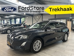 Ford Focus Wagon - EcoBoost 125pk Titanium | Trekhaak | Keyless | 100% dealer onderhouden | Cruise | Clima |