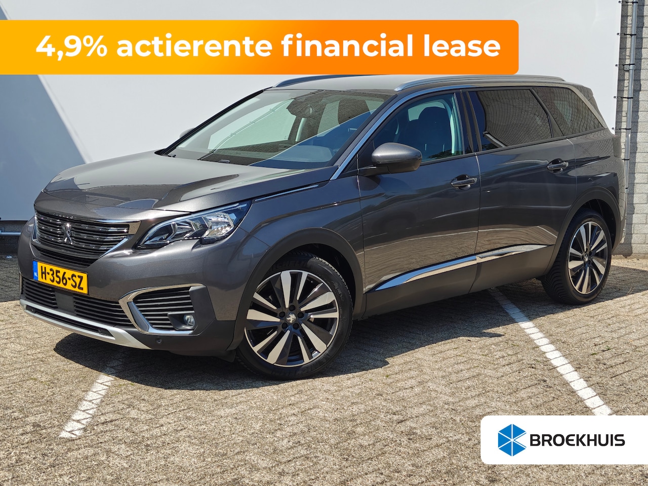 Peugeot 5008 - 1.2 PureTech Blue Lease Premium | 2 stoelen op derde rij | Achteruitrijcamera | Apple Carp - AutoWereld.nl
