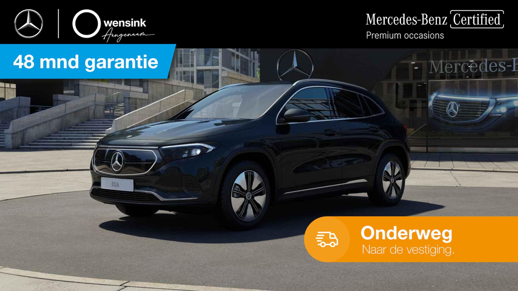 Mercedes-Benz EQA - 250 Luxury Line 67 kWh | Getint glas | Sfeerverlichting | Widescreen | - AutoWereld.nl