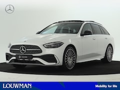 Mercedes-Benz C-klasse Estate - 300 e Business Solution AMG | Trekhaak | Nightpakket | Parkeerpakket met 360°-camera | KEY