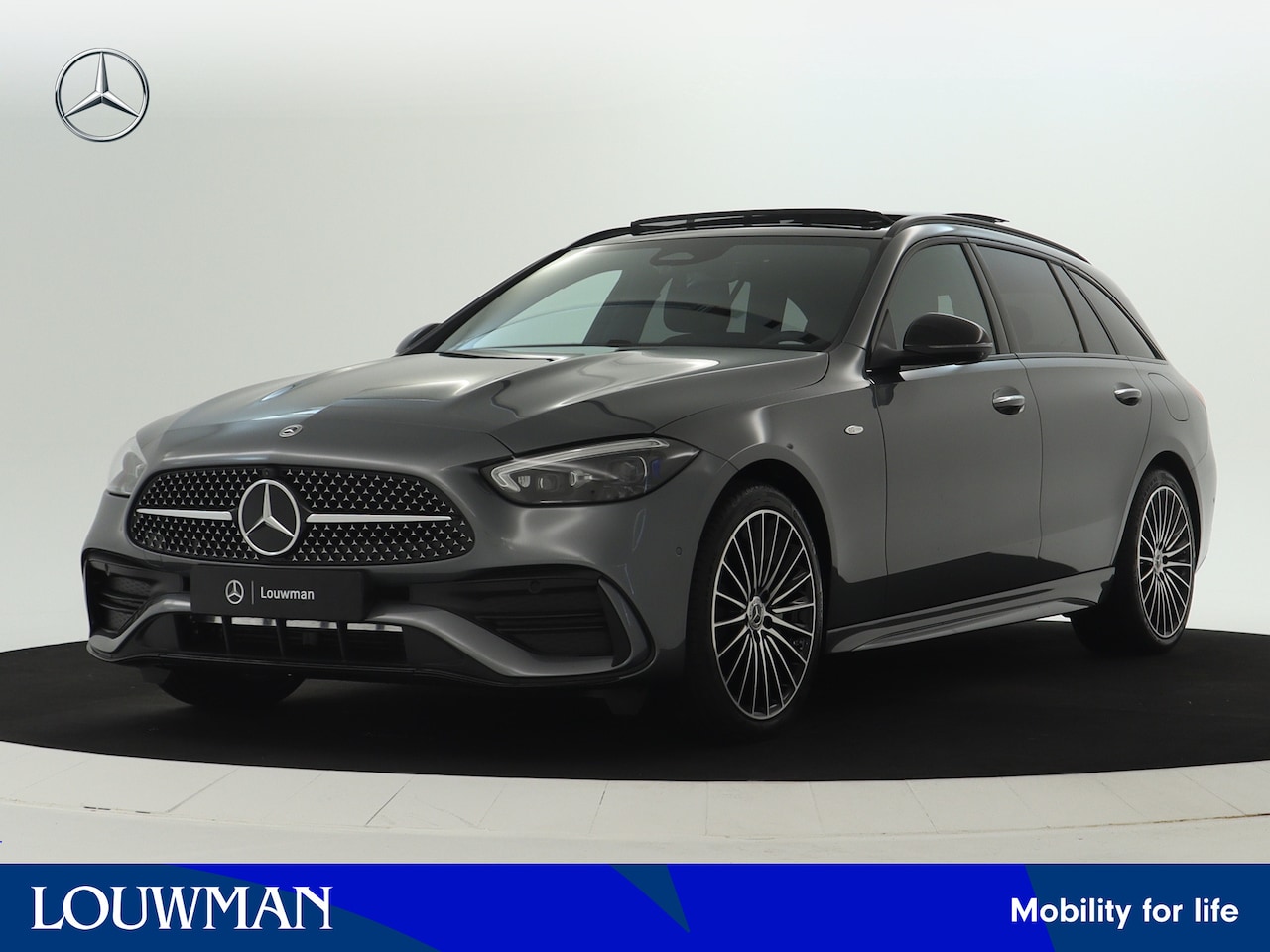 Mercedes-Benz C-klasse Estate - 300 e Business Solution AMG | Trekhaak | Nightpakket | AMG Line Premium Plus | Parkeerpakk - AutoWereld.nl