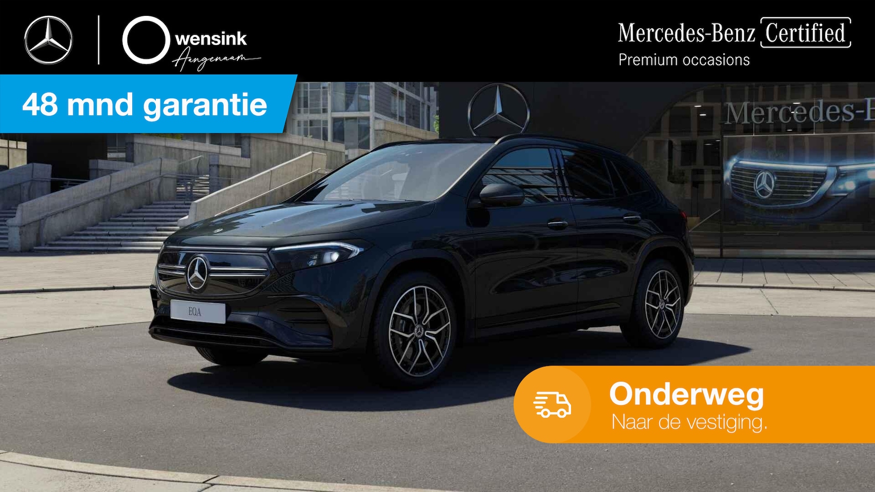 Mercedes-Benz EQA - 250 AMG Line 67 kWh | Panoramadak | Night pakket | Keyless | - AutoWereld.nl