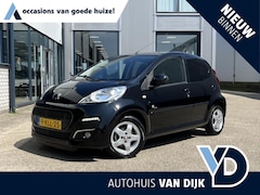 Peugeot 107 - 1.0 Black & Silver | NL Auto/2e Eig./Voll.Historie/Airco/Privacy Glass/14"/Lederen-Alcanta
