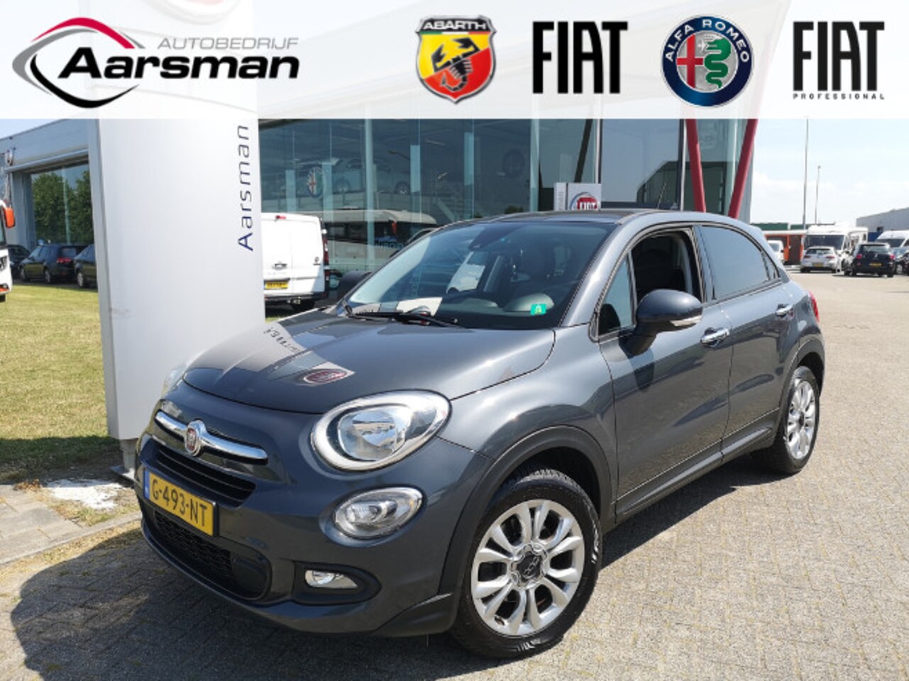 Fiat 500 X - 1.6 PopStar | Achteruitrijcamera | Navi | Dodehoeksensoren| Keyless entry - AutoWereld.nl
