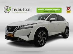 Nissan Qashqai - 1.3 MHEV XTRONIC 158PK TEKNA PLUS AUT | Trekhaak | Panoramadak | Nappa Leder