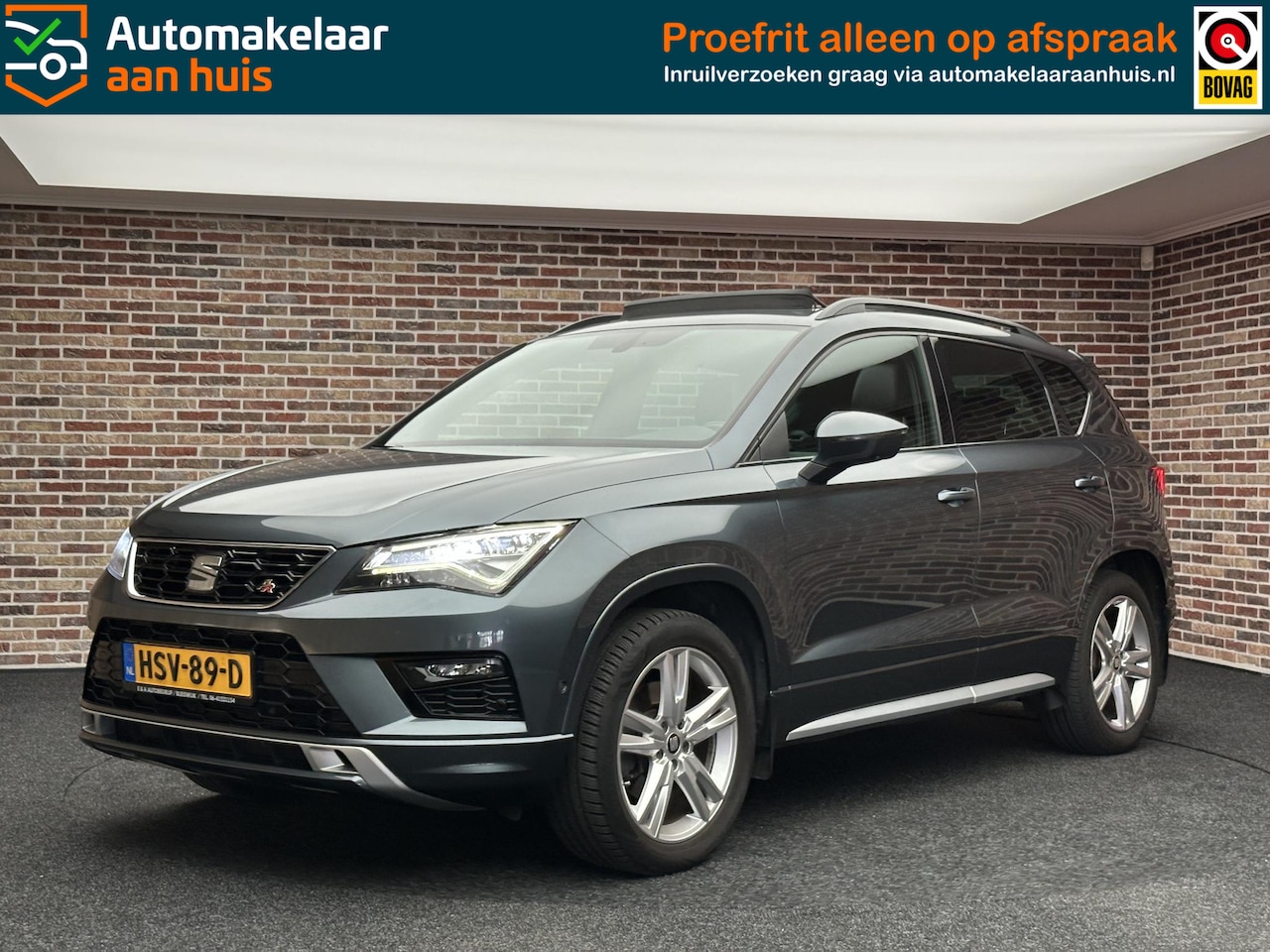 Seat Ateca - 2.0 EcoTSI FR 4DRIVE Business Intense | Dak| Adaptieve cruise| LED| - AutoWereld.nl