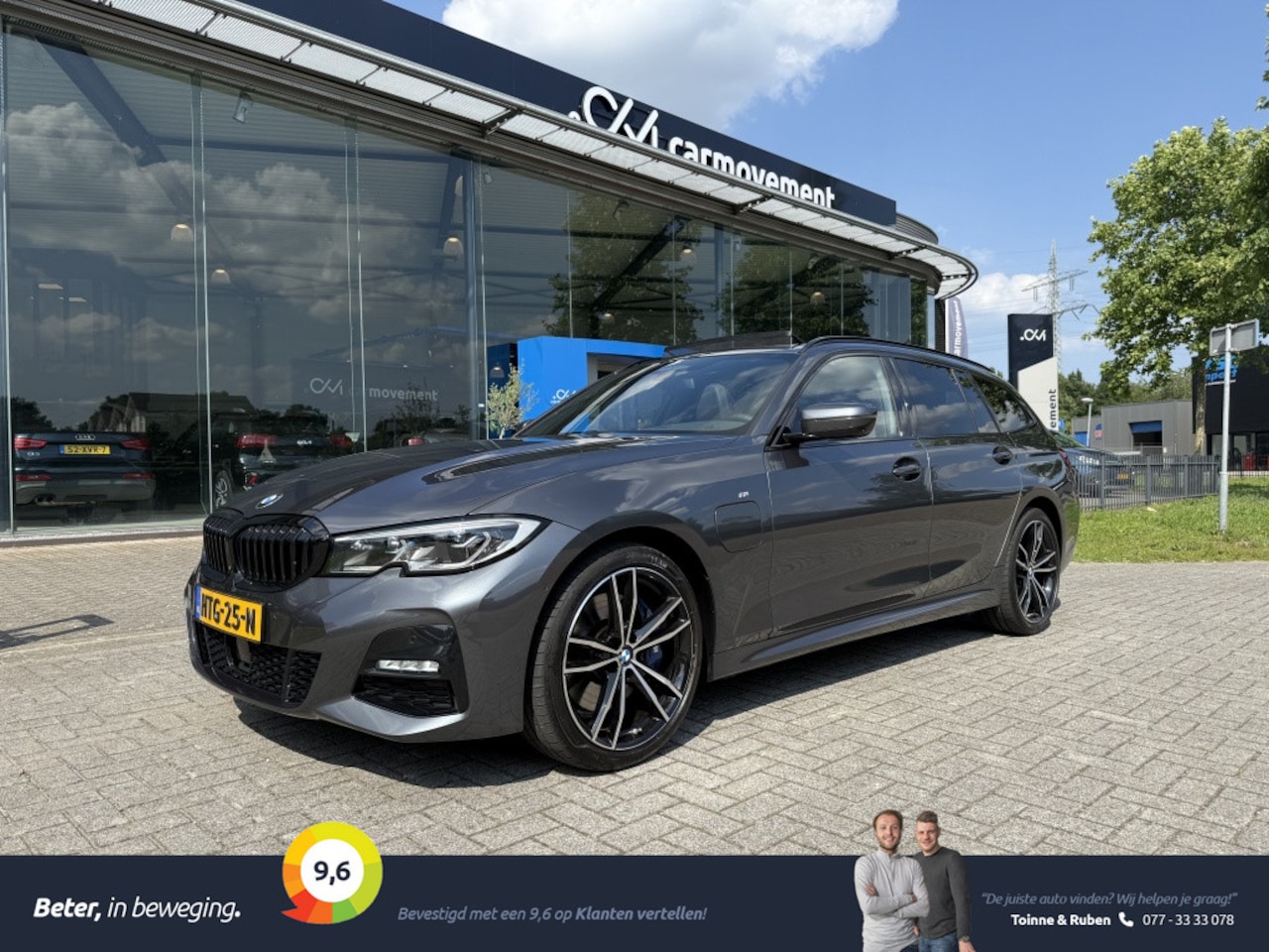 BMW 3-serie Touring - 330e xDrive M-Sport | Pilot assist | Pano | H&K | Laser | Leer | - AutoWereld.nl