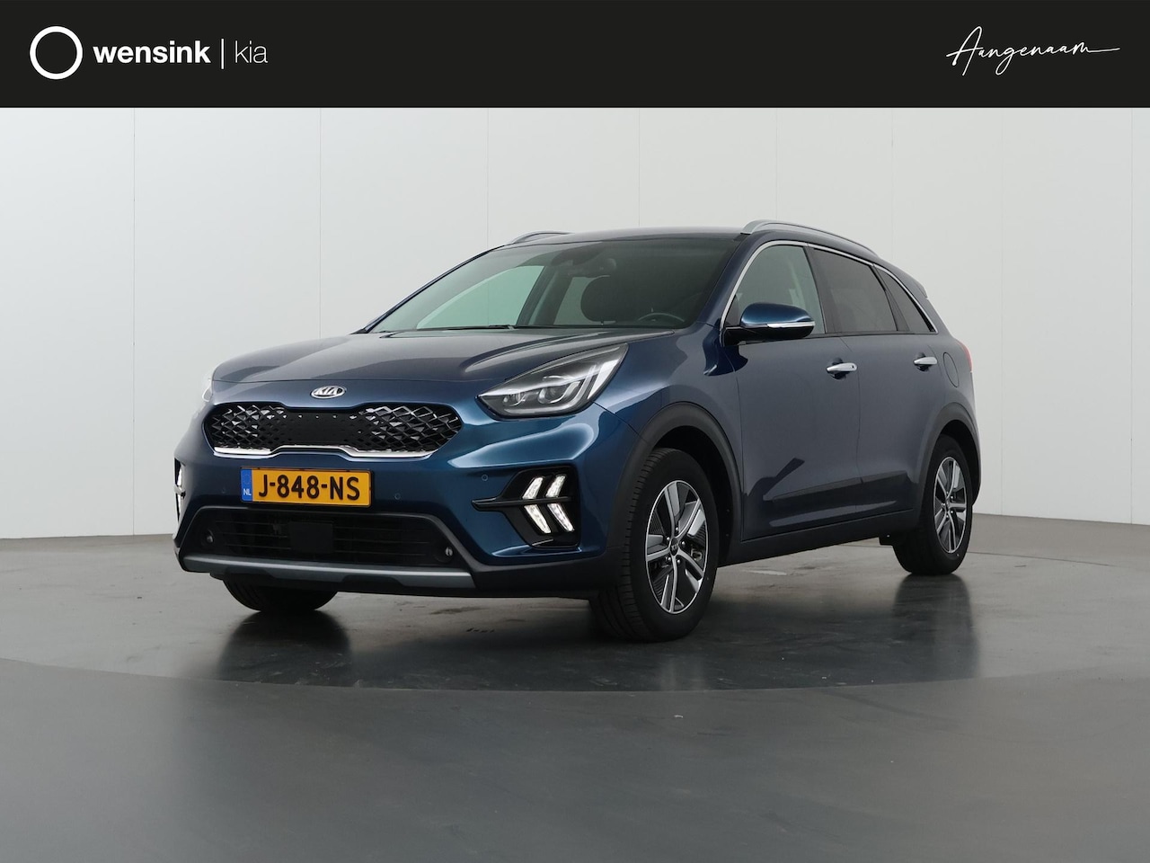 Kia Niro - 1.6 GDi Hybrid DynamicPlusLine | Trekhaak | Stoel/Stuurwielverwarming | Leder | Dodehoek D - AutoWereld.nl