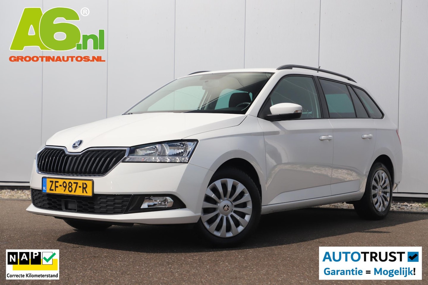 Skoda Fabia Combi - 1.0 TSI Ambition 95PK Trekhaak Navigatie Carplay Android Bluetooth Parkeersensor Getint Gl - AutoWereld.nl