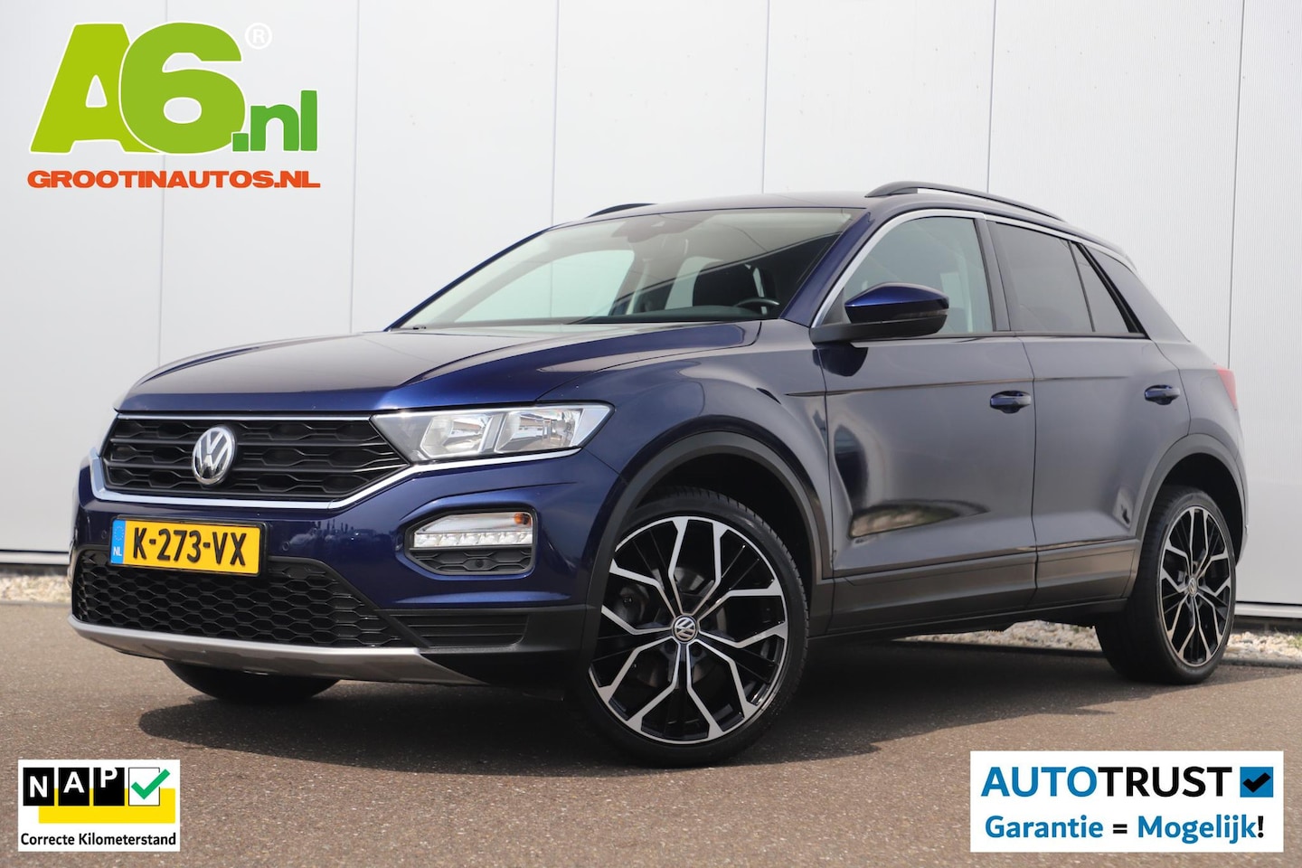 Volkswagen T-Roc - 1.5 TSI Style 150PK DSG Automaat 18 inch Bicolor Velgen Stoelverwarming Clima Adaptive Cru - AutoWereld.nl