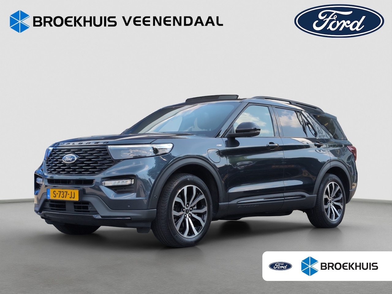 Ford Explorer - 3.0 V6 PHEV ST-Line | NL-Auto | Afn. Trekhaak 7-Persoons - AutoWereld.nl