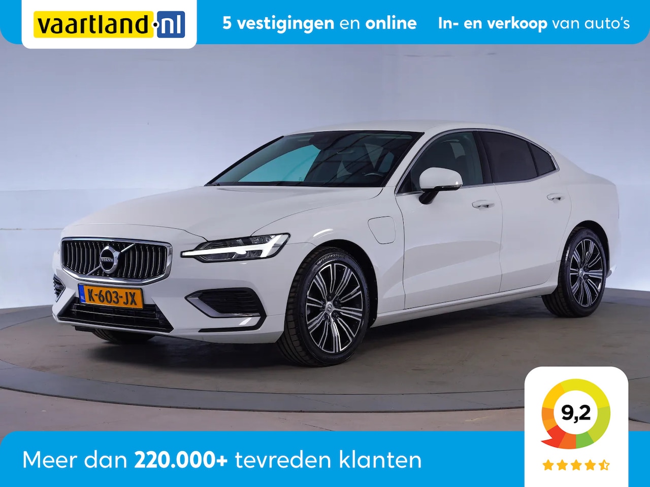 Volvo S60 - 2.0 T6 Recharge AWD Inscription [ LED Navi Leder Stoelverwarming ] - AutoWereld.nl